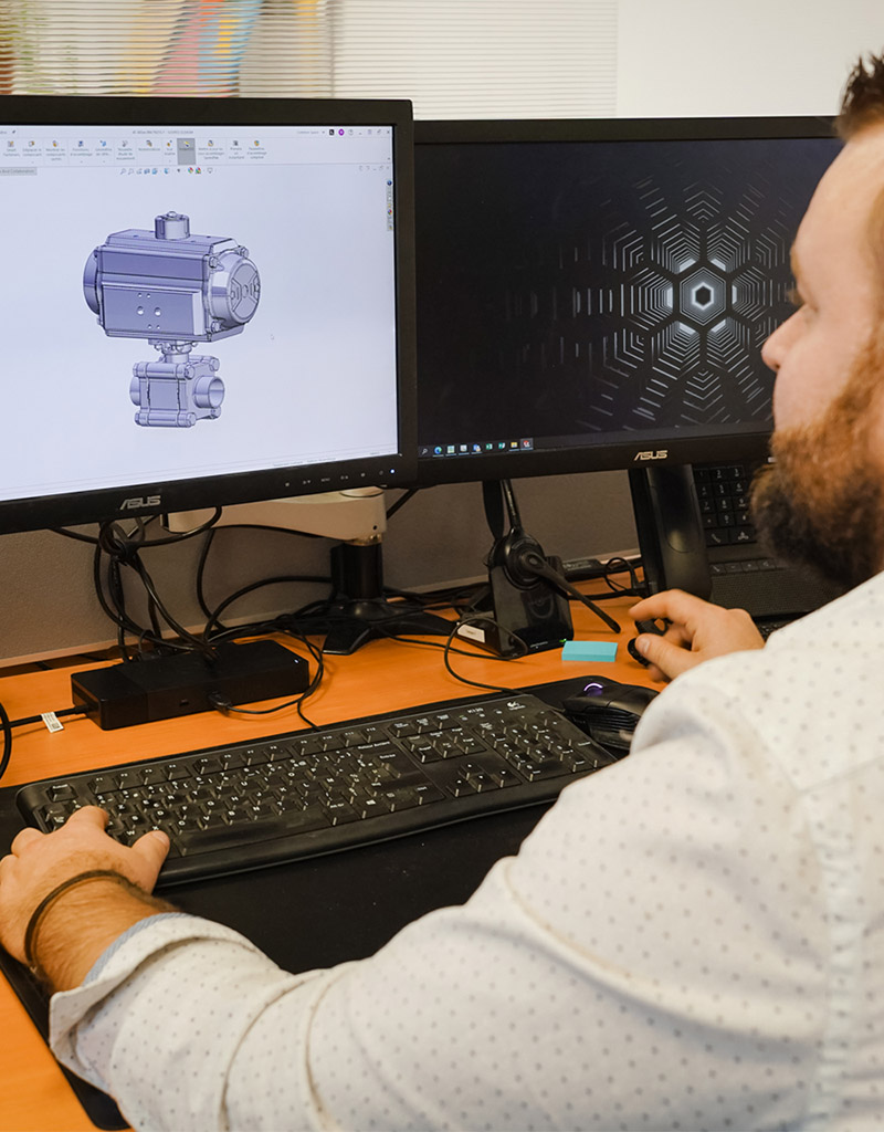 Réalisation de plans 2D et 3D par les équipes SOLYRO